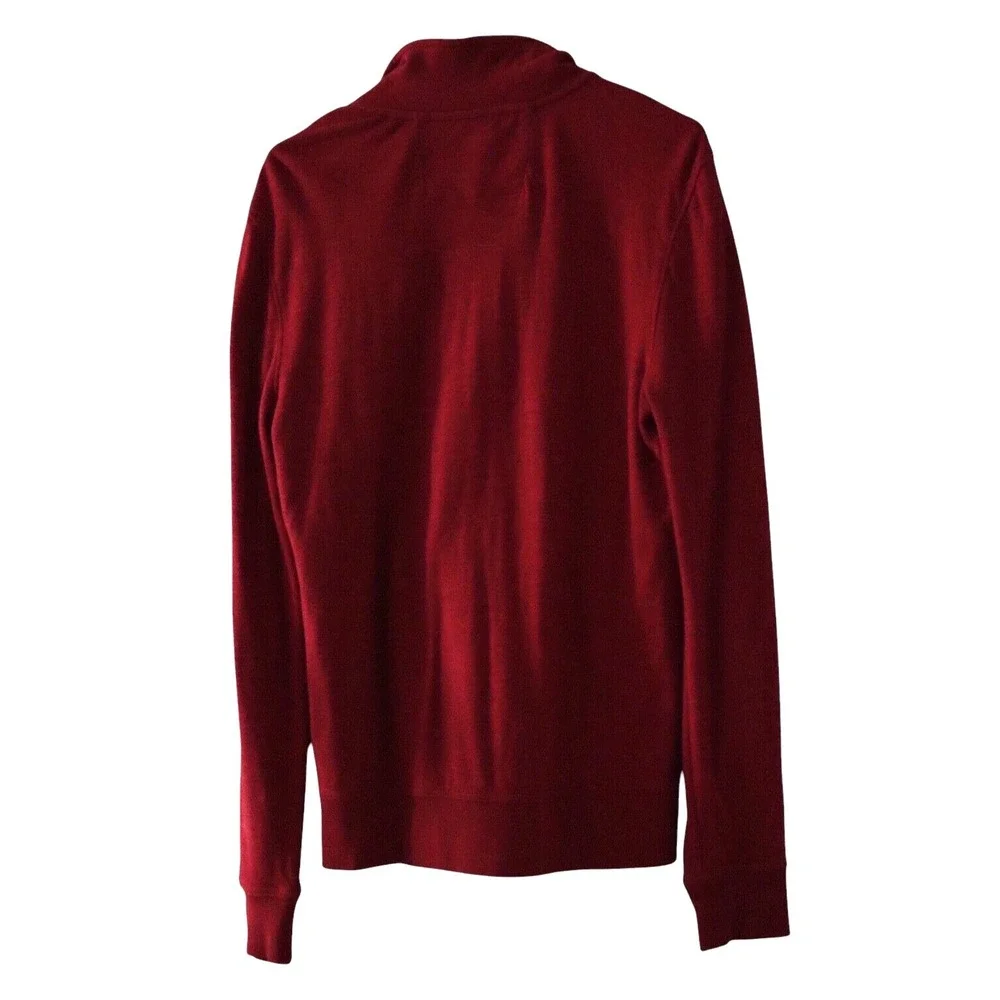 Banana Republic Men's Full‎ Zip Jacket Size M Red and Blue